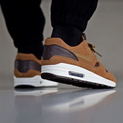 Nike Air Max 1 Premium Leather Ale Brown Men's